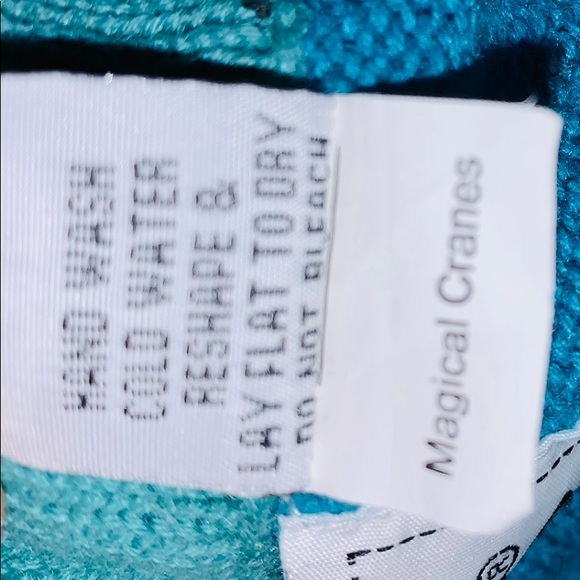 VINTAGE STORYBOOK KNITS "MAGICAL CRANES"-MED! - Picture 6 of 8